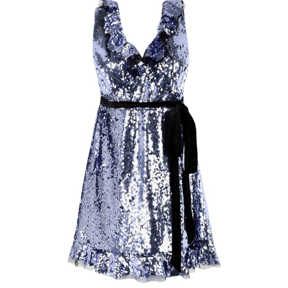 Free People lavender sequin dress